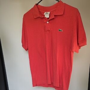 Lacoste Coral Polo Shirt‎ Classic Short Sleeve